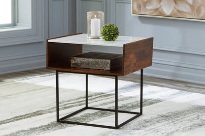 Bradenton Furniture Outlet - Ashley Furniture - Rusitori End Table - Rectangular End Table / Multi - T169-3