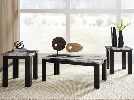 Bradenton Furniture Outlet - Ashley Furniture - Jazmore Table (Set of 3) - Occasional Table Set (3/CN) / Dark Brown - T255-13