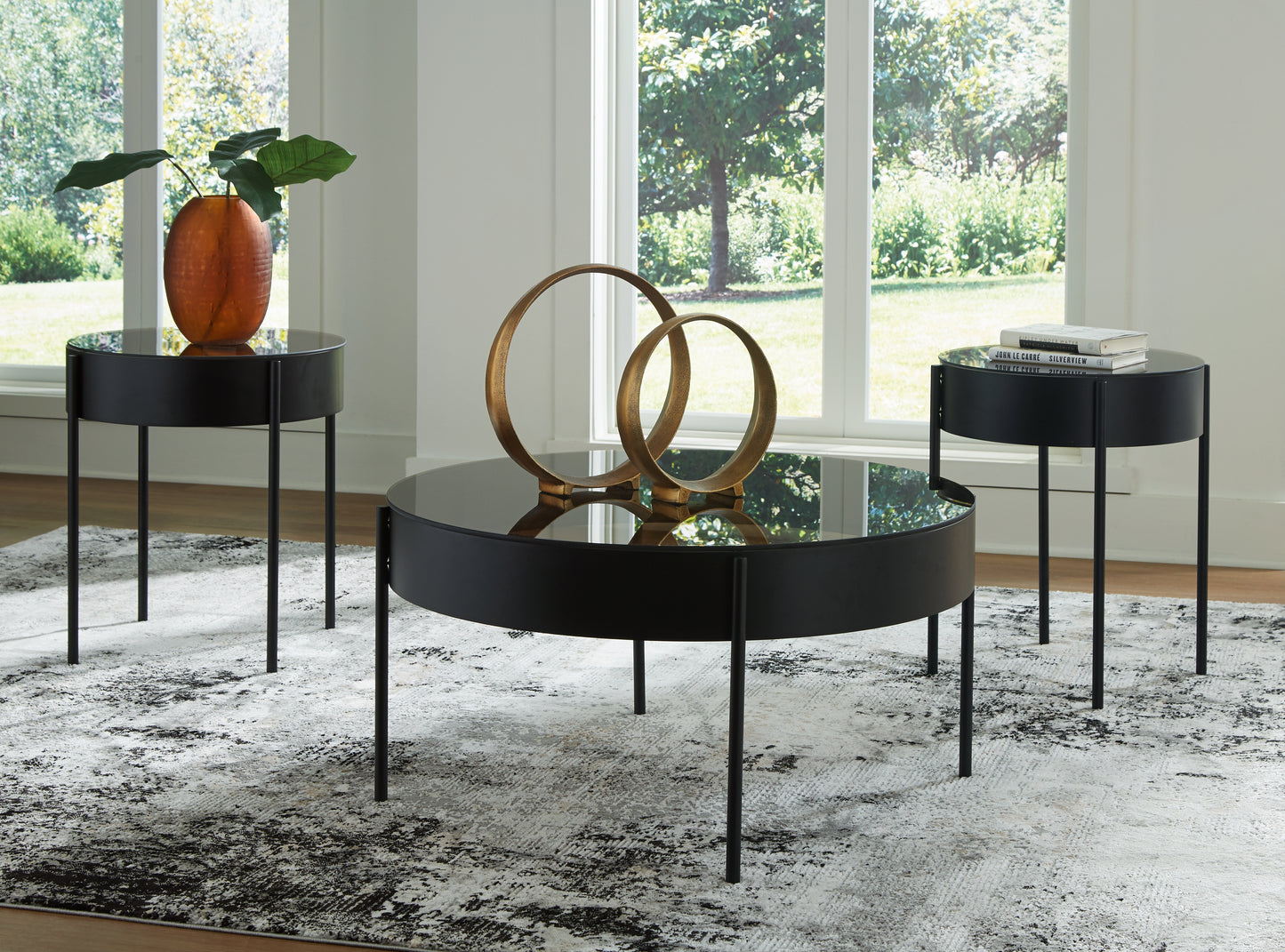 Bradenton Furniture Outlet - Ashley Furniture - Ardoline Table (Set of 3) - Occasional Table Set (3/CN) / Black - T280-13