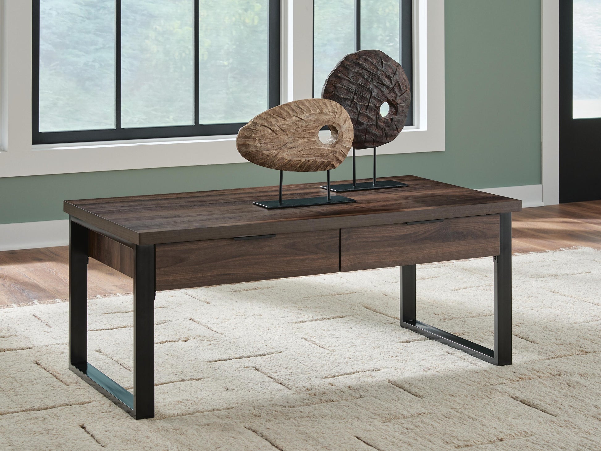 Bradenton Furniture Outlet - Ashley Furniture - Wickman Falls Coffee Table - Rectangular Cocktail Table - T318-1