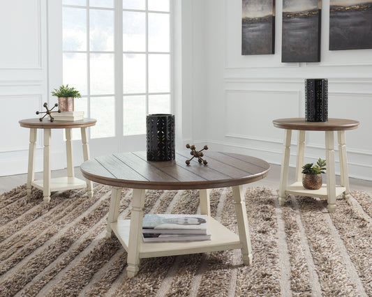 Bradenton Furniture Outlet - Ashley Furniture - Bolanbrook Table (Set of 3) - Occasional Table Set (3/CN) / Two-tone - T377-13