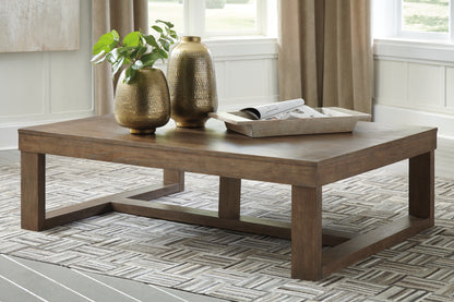 Bradenton Furniture Outlet - Ashley Furniture - Cariton Coffee Table - Rectangular Cocktail Table / Gray - T471-1