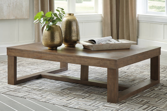 Bradenton Furniture Outlet - Ashley Furniture - Cariton Coffee Table - Rectangular Cocktail Table / Gray - T471-1