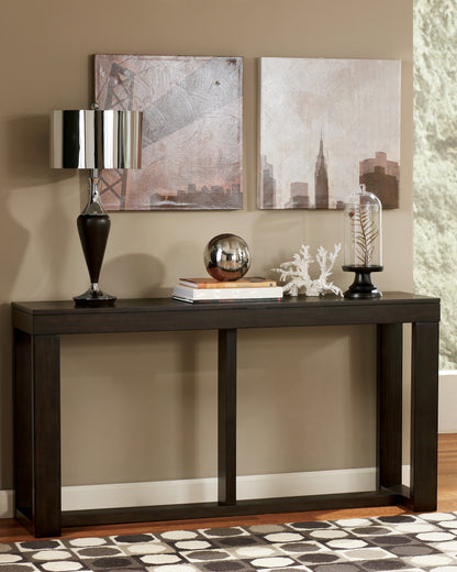 Bradenton Furniture Outlet - Ashley Furniture - Watson Sofa/Console Table - Sofa Table / Dark Brown - T481-4