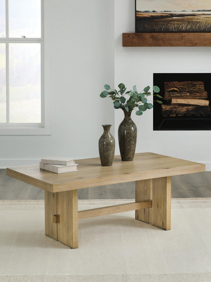 Bradenton Furniture Outlet - Ashley Furniture - Crendlin Coffee Table - Rectangular Cocktail Table - T537-1