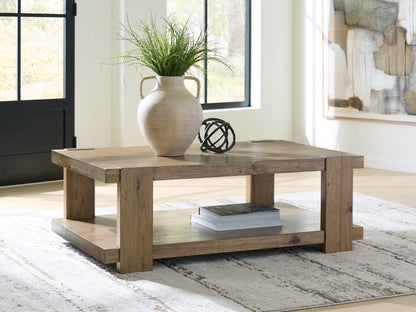 Bradenton Furniture Outlet - Ashley Furniture - Flangren Coffee Table - Rectangular Cocktail Table - T553-1