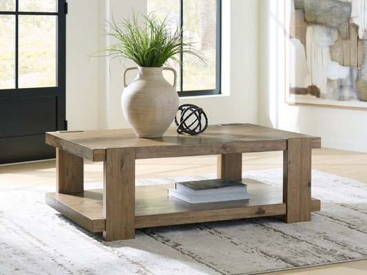 Bradenton Furniture Outlet - Ashley Furniture - Flangren Coffee Table - Rectangular Cocktail Table - T553-1