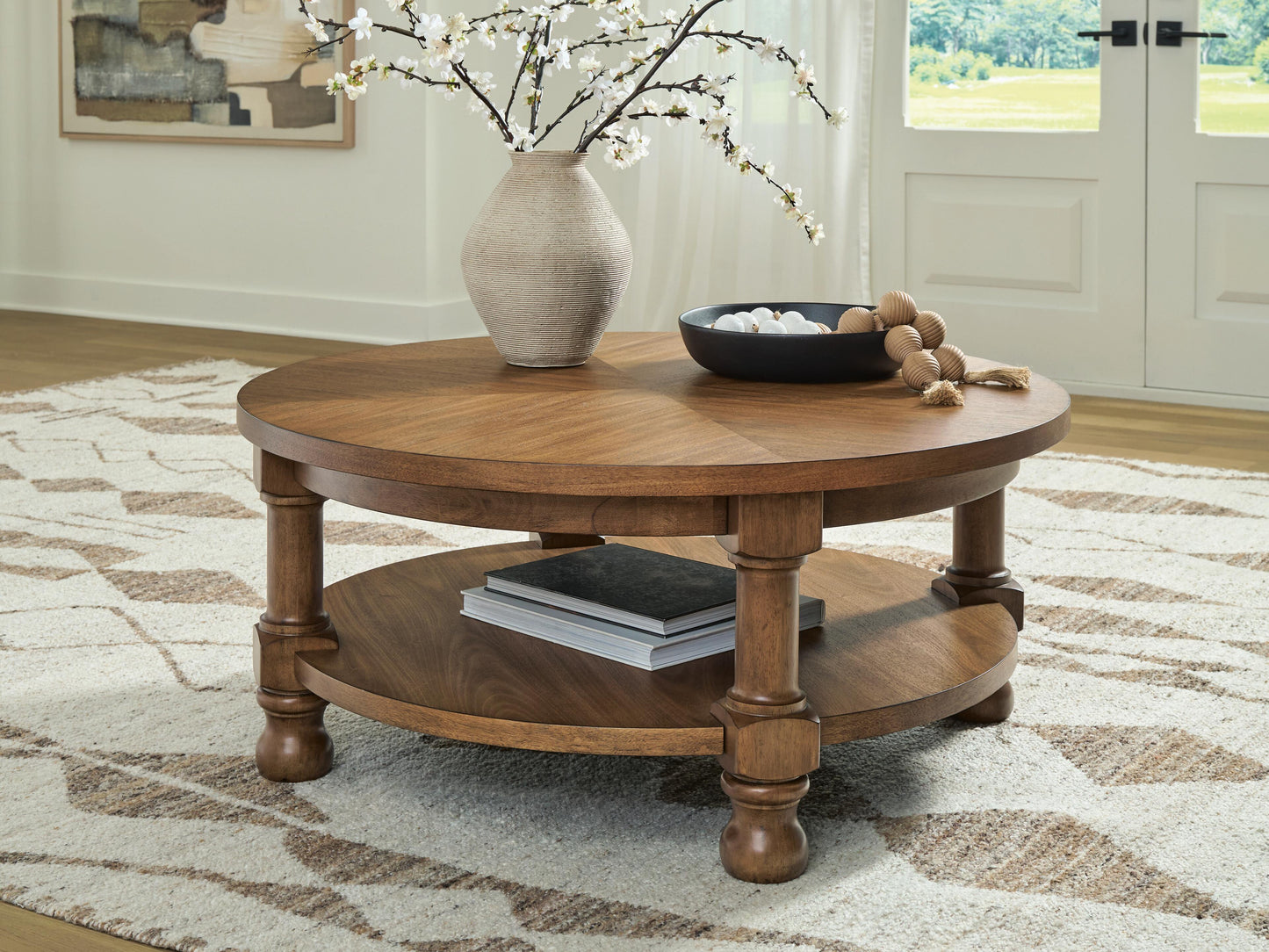 Bradenton Furniture Outlet - Ashley Furniture - Chadworth Coffee Table - Round Cocktail Table - T614-8