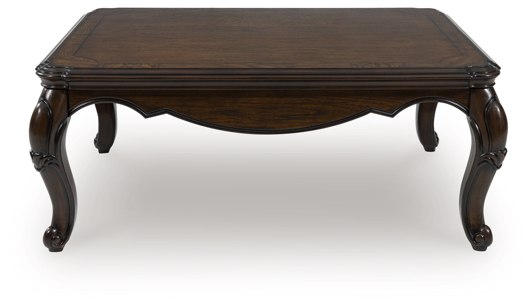 Bradenton Furniture Outlet - Ashley Furniture - Maylee Coffee Table - Rectangular Cocktail Table / Dark Brown - T617-1