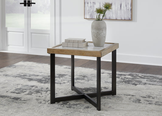Bradenton Furniture Outlet - Ashley Furniture - Montia End Table - Square End Table / Multi - T632-2