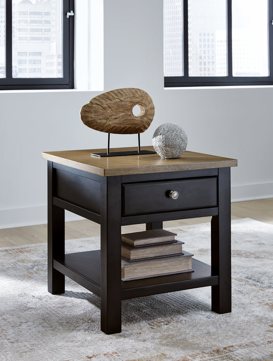 Bradenton Furniture Outlet - Ashley Furniture - Drazmine End Table - Rectangular End Table / Brown - T734-3