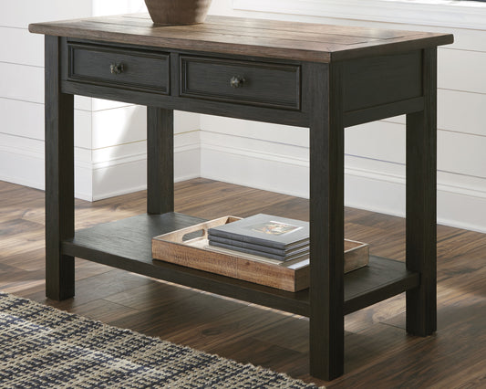 Bradenton Furniture Outlet - Ashley Furniture - Tyler Creek Sofa/Console Table - Sofa Table / Grayish Brown/Black - T736-4