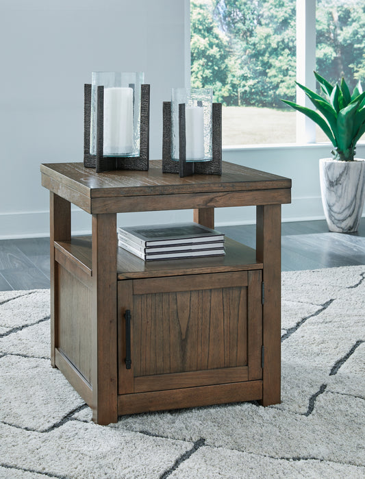 Bradenton Furniture Outlet - Ashley Furniture - Boardernest End Table - Rectangular End Table / Brown - T738-3