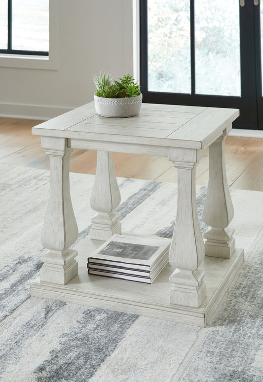 Bradenton Furniture Outlet - Ashley Furniture - Arlendyne End Table - Rectangular End Table / Antique White - T747-3