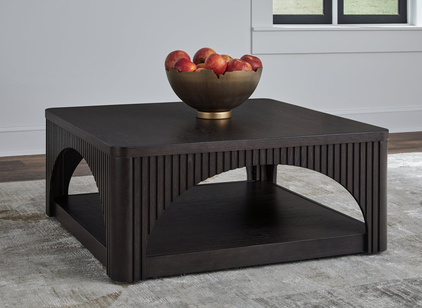 Bradenton Furniture Outlet - Ashley Furniture - Yellink Coffee Table - Square Cocktail Table / Black - T760-8