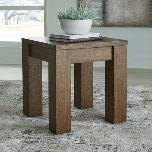 Bradenton Furniture Outlet - Ashley Furniture - Rosswain End Table - Square End Table / Warm Brown - T763-2