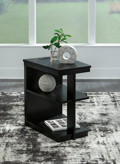 Bradenton Furniture Outlet - Ashley Furniture - Winbardi Chairside End Table - Chair Side End Table / Black - T786-7