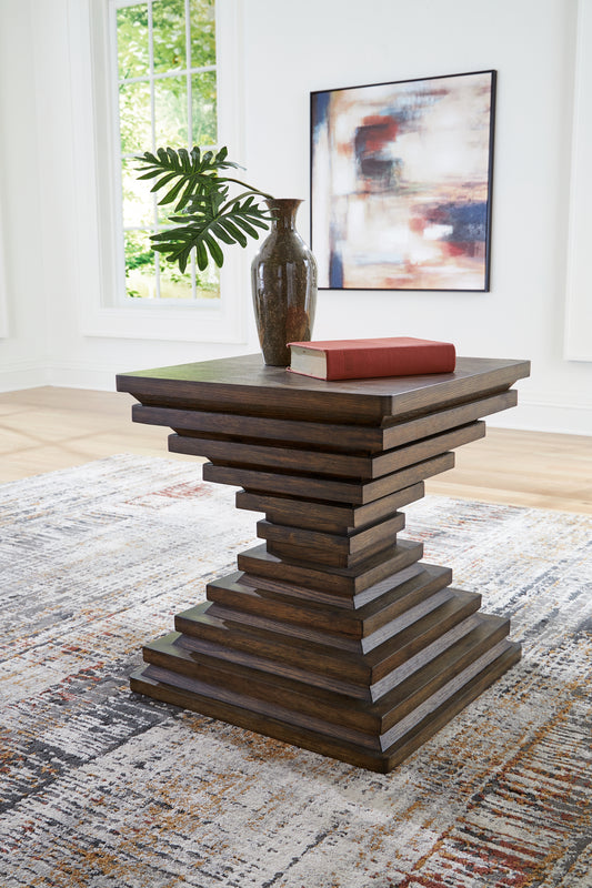 Bradenton Furniture Outlet - Ashley Furniture - Hannodream End Table - Square End Table / Warm Brown - T821-2