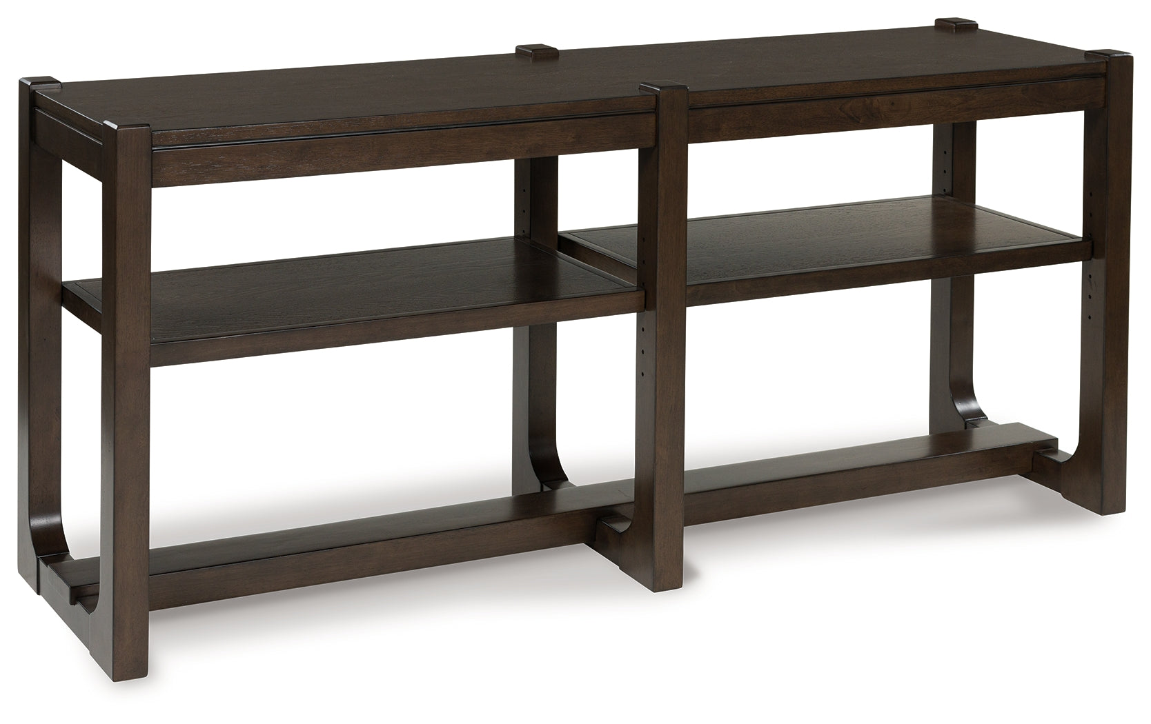 Bradenton Furniture Outlet - Ashley Furniture - Breckington Sofa Table - Sofa Table / Dark Brown - T856-4