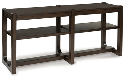 Bradenton Furniture Outlet - Ashley Furniture - Breckington Sofa Table - Sofa Table / Dark Brown - T856-4