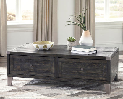 Bradenton Furniture Outlet - Ashley Furniture - Todoe Coffee Table with Lift Top - Lift Top Cocktail Table / Dark Gray - T901-9