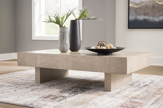 Bradenton Furniture Outlet - Ashley Furniture - Jorlaina Coffee Table - Square Cocktail Table / Light Grayish Brown - T622-8
