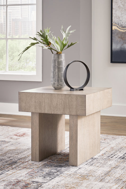 Bradenton Furniture Outlet - Ashley Furniture - Jorlaina End Table - Square End Table / Light Grayish Brown - T922-2