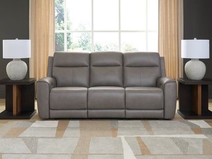Bradenton Furniture Outlet - Ashley Furniture - 5Z-Comfort Living Room - PWR REC Sofa with ADJ Headrest / Coin - PCU1090015