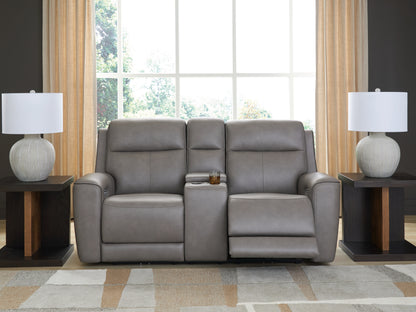 Bradenton Furniture Outlet - Ashley Furniture - 5Z-Comfort Living Room - PWR REC Loveseat/CON/ADJ HDRST / Coin - PCU1090018