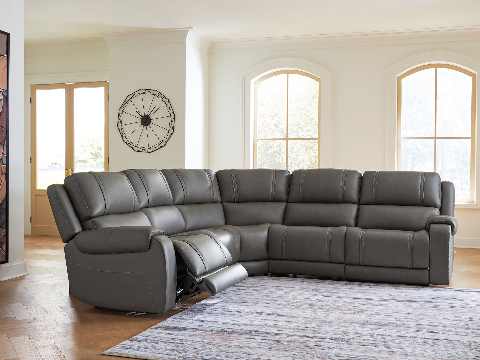 Bradenton Furniture Outlet - Ashley Furniture - 5Z - Pittson Sectional - 5-Piece Power Reclining Sectional - PCU12600S4