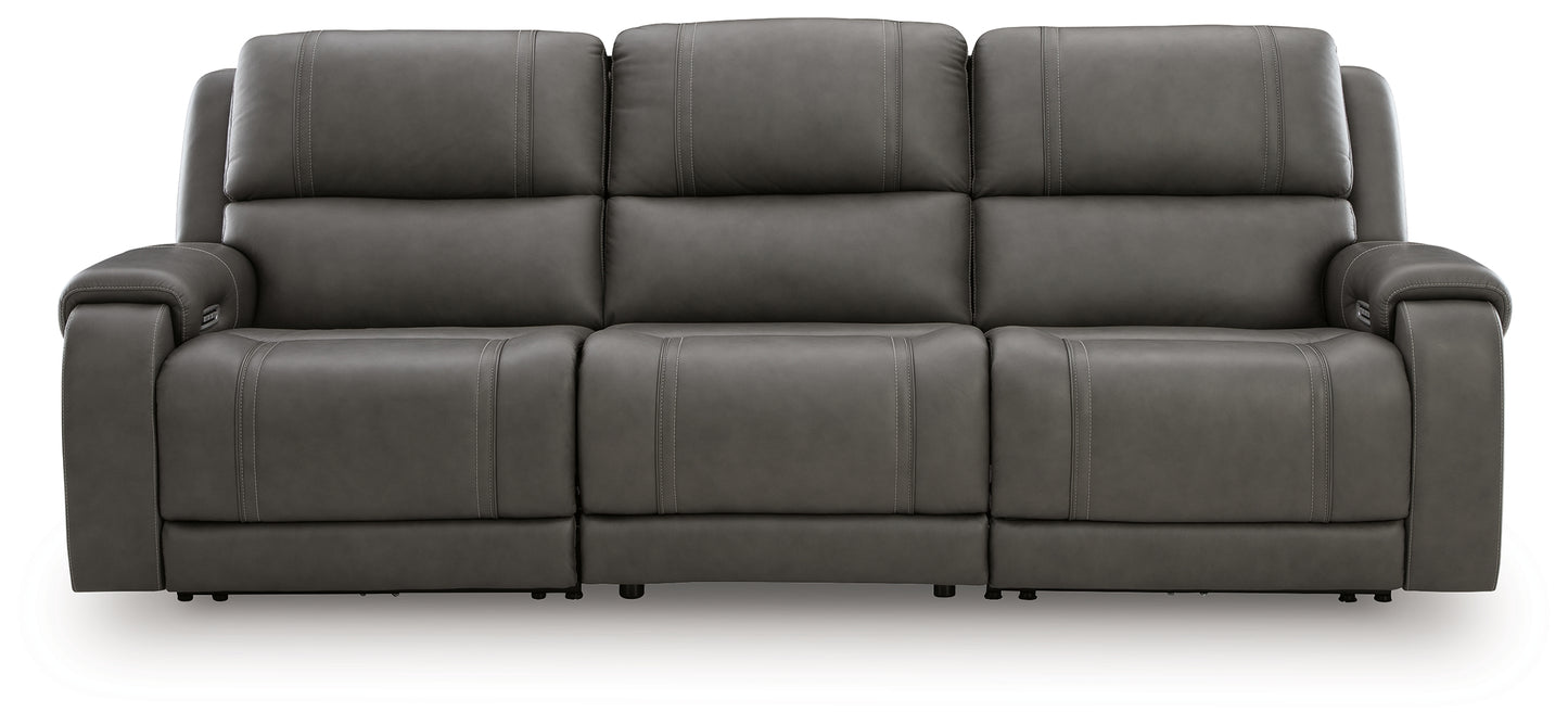 Bradenton Furniture Outlet - Ashley Furniture - 5Z - Pittson Sectional - 3-Piece Power Sectional Reclining Sofa / Anchor - PCU12600S3