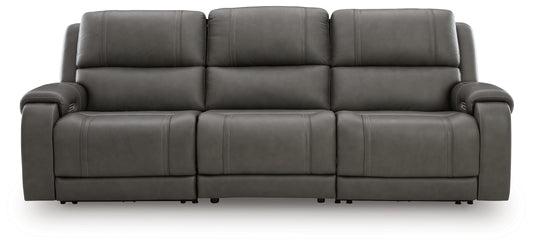 Bradenton Furniture Outlet - Ashley Furniture - 5Z - Pittson Sectional - 3-Piece Power Sectional Reclining Sofa / Anchor - PCU12600S3