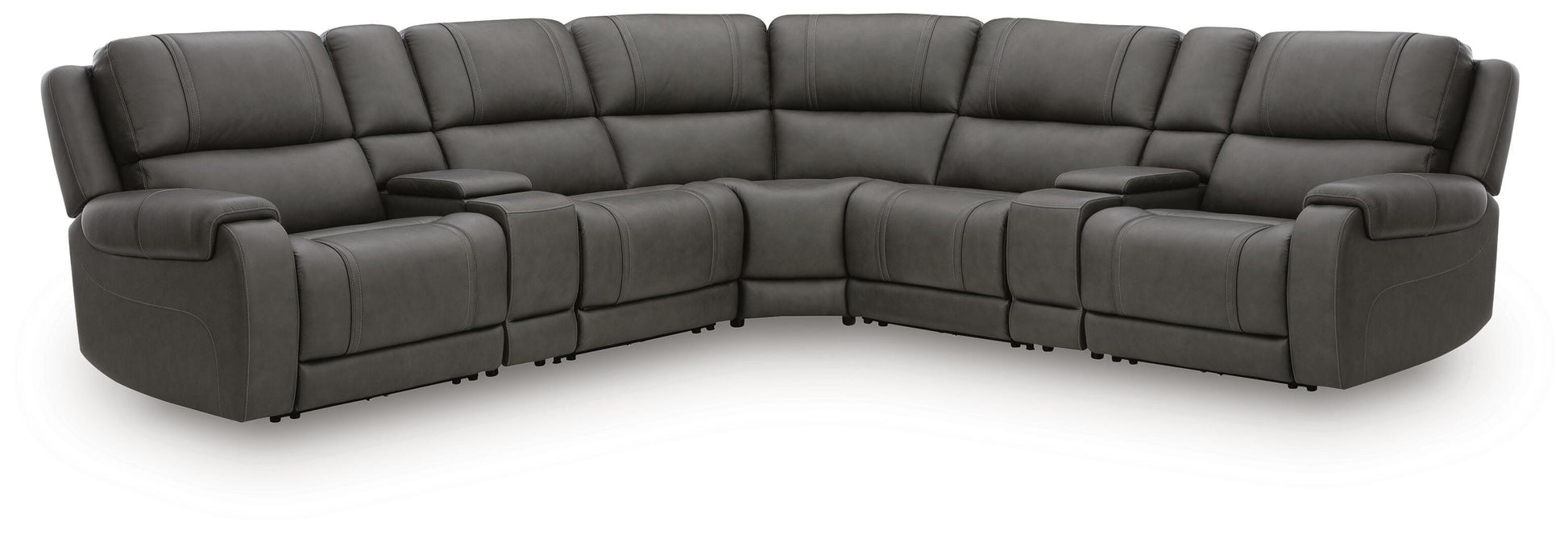 Bradenton Furniture Outlet - Ashley Furniture - 5Z - Pittson Sectional - 7-Piece Power Reclining Sectional - PCU12600S7