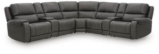 Bradenton Furniture Outlet - Ashley Furniture - 5Z - Pittson Sectional - 7-Piece Power Reclining Sectional - PCU12600S10