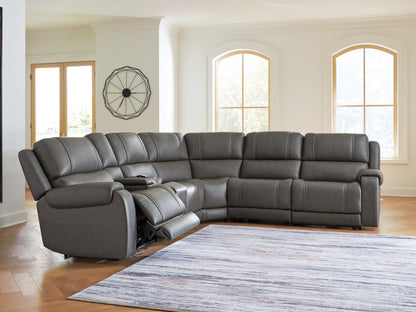 Bradenton Furniture Outlet - Ashley Furniture - 5Z - Pittson Sectional - 6-Piece Power Reclining Sectional - PCU12600S5