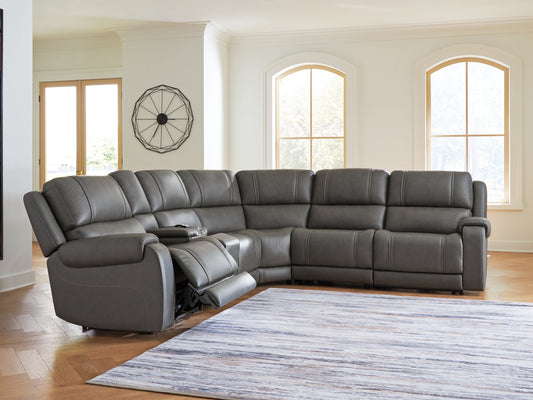 Bradenton Furniture Outlet - Ashley Furniture - 5Z - Pittson Sectional - 6-Piece Power Reclining Sectional - PCU12600S5