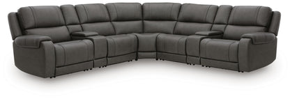 Bradenton Furniture Outlet - Ashley Furniture - 5Z - Pittson Sectional - 7-Piece Power Reclining Sectional - PCU12600S11
