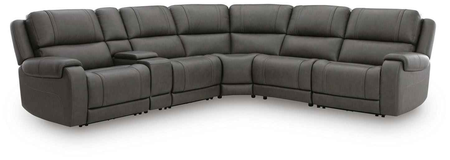 Bradenton Furniture Outlet - Ashley Furniture - 5Z - Pittson Sectional - 6-Piece Power Reclining Sectional - PCU12600S12
