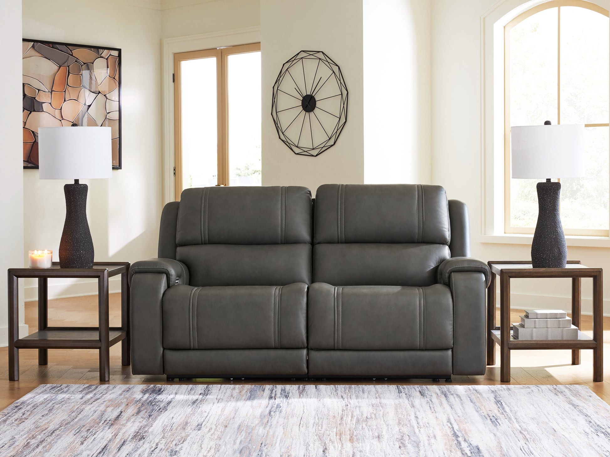Bradenton Furniture Outlet - Ashley Furniture - 5Z - Pittson Sectional - 2-Piece Power Reclining Sectional Loveseat - PCU12600S1