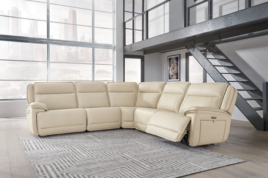 Bradenton Furniture Outlet - Ashley Furniture - Double Deal Sectional - 6-Piece Reclining Sectional / Almond - U13001S7