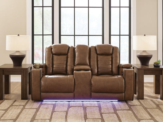 Bradenton Furniture Outlet - Ashley Furniture - Gruaro Living Room - PWR REC Loveseat/CON/ADJ HDRST - PCU1420018
