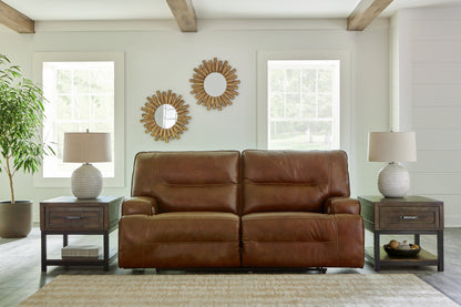 Bradenton Furniture Outlet - Ashley Furniture - Francesca Living Room - 2 Seat PWR REC Sofa ADJ HDREST / Auburn - U2570547