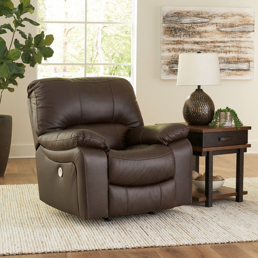 Bradenton Furniture Outlet - Ashley Furniture - Leesworth Living Room - Power Rocker Recliner / Ocean - U4380998