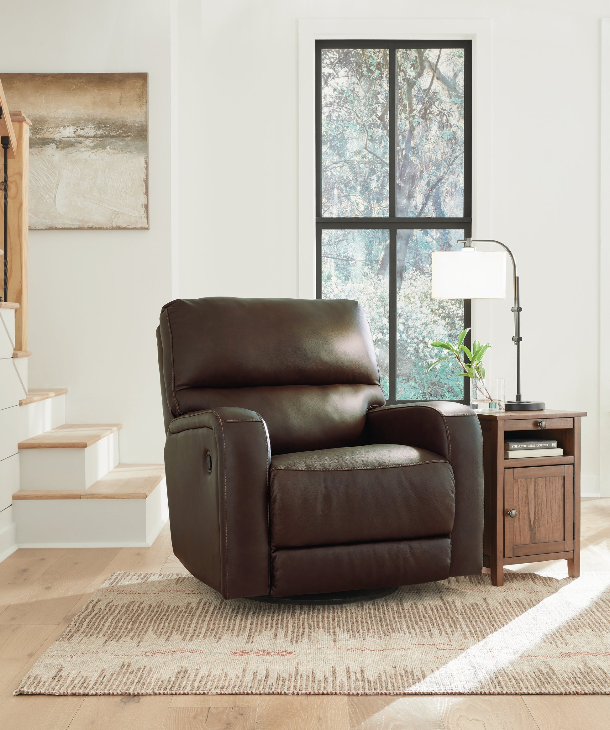 Bradenton Furniture Outlet - Ashley Furniture - Emberla Living Room - Swivel Glider Recliner / Coffee - U4480561