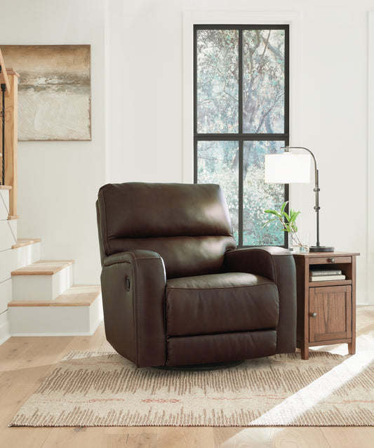 Bradenton Furniture Outlet - Ashley Furniture - Emberla Living Room - Swivel Glider Recliner / Coffee - U4480561