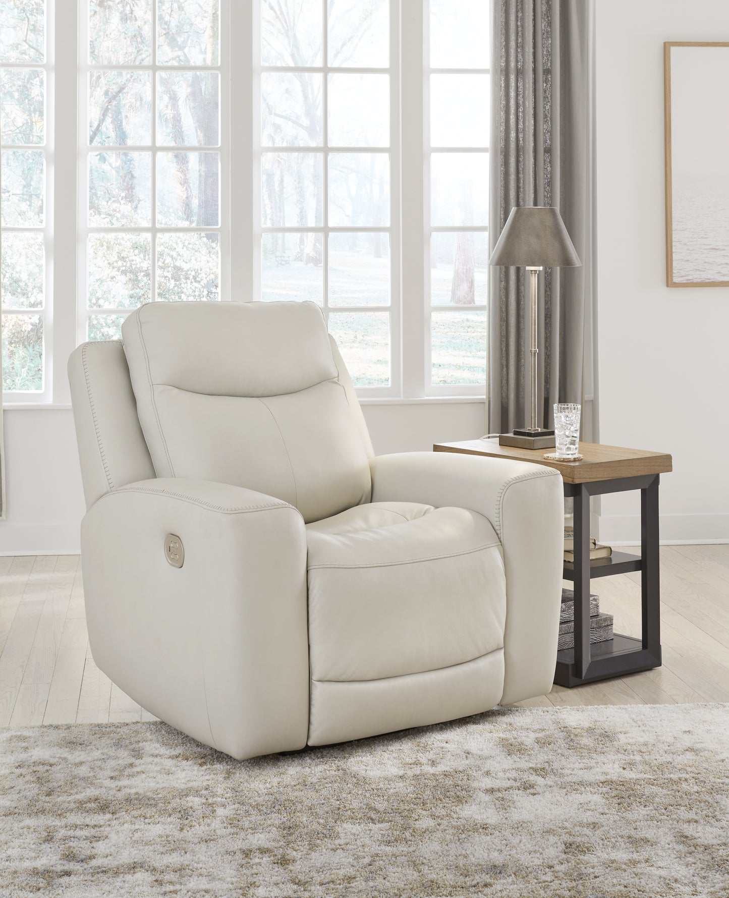 Bradenton Furniture Outlet - Ashley Furniture - Mindanao Living Room - PWR Recliner/ADJ Headrest / Coconut - U5950513