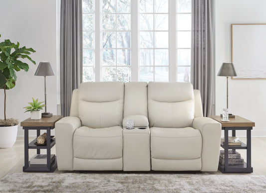 Bradenton Furniture Outlet - Ashley Furniture - Mindanao Living Room - PWR REC Loveseat/CON/ADJ HDRST / Coconut - U5950518