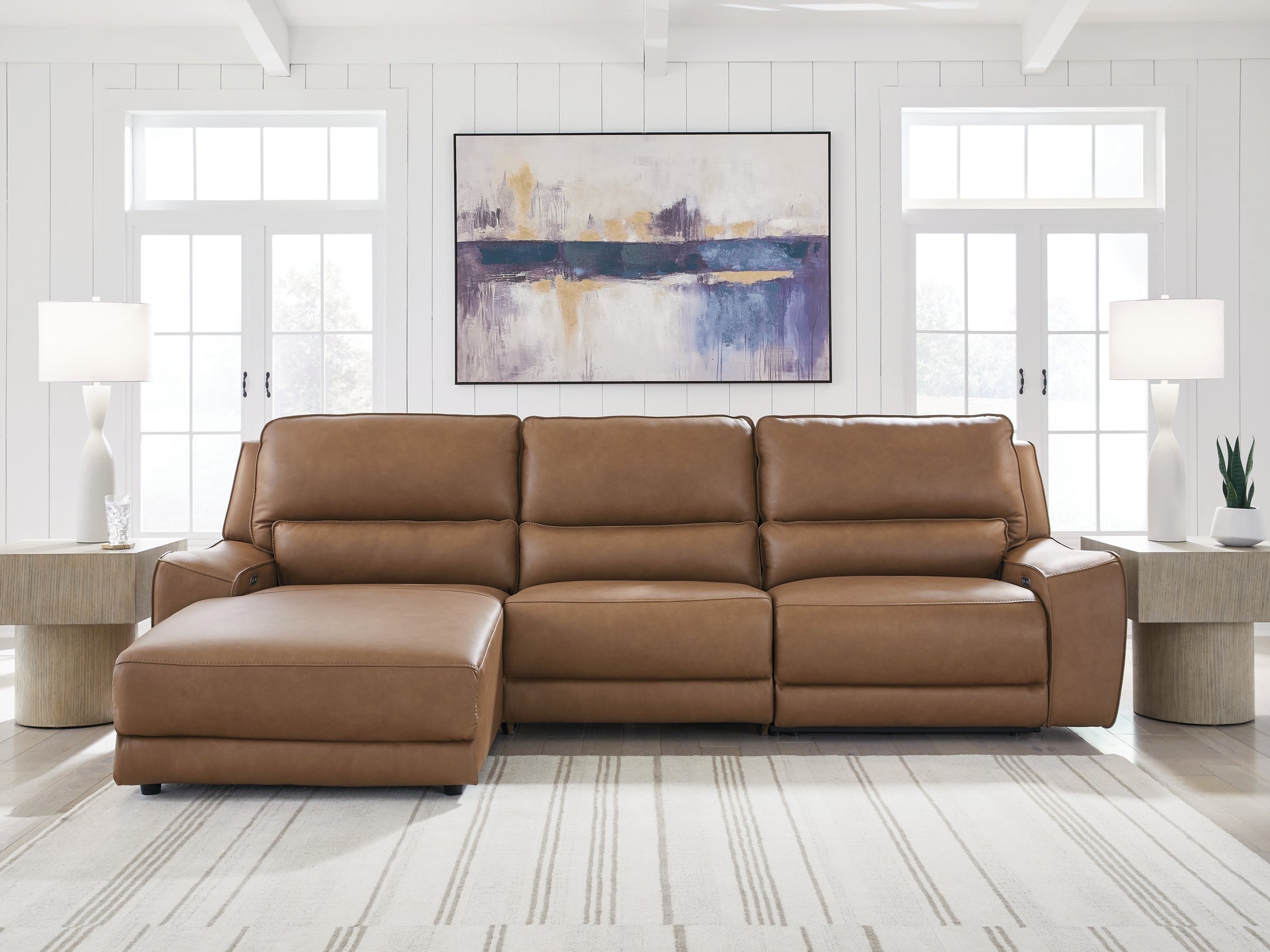 Bradenton Furniture Outlet - Ashley Furniture - DeepWakes Sectional - 3-Piece Reclining Sofa Chaise - PCU62606S23