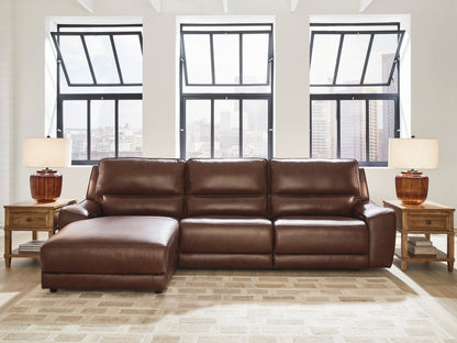Bradenton Furniture Outlet - Ashley Furniture - DeepWakes Sectional - 3-Piece Reclining Sofa Chaise / Canyon - PCU62607S23