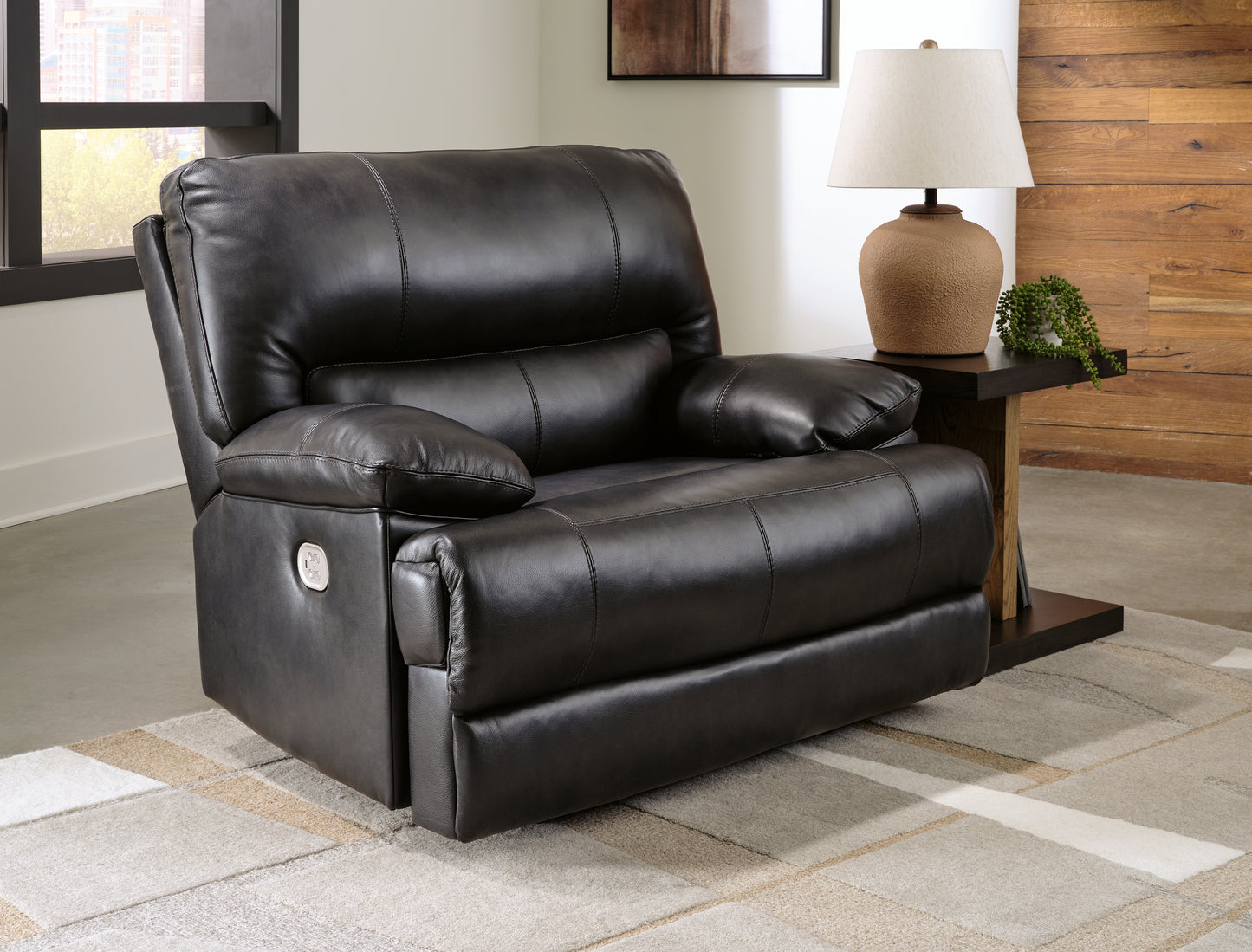 Bradenton Furniture Outlet - Ashley Furniture - Mountainous Living Room - PWR Recliner/ADJ Headrest / Eclipse - U6580182